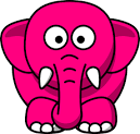 pink elephant + pink elephant + pink elephant + donek the donkey
